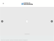 Tablet Screenshot of micro-training.com